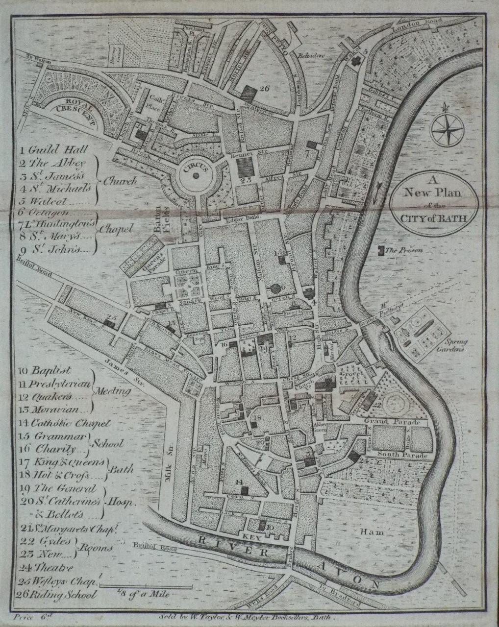 Map of Bath - Bath